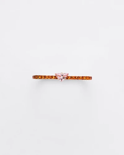 Couleur Vivante bracelet - rose gold with morganite and citrine
