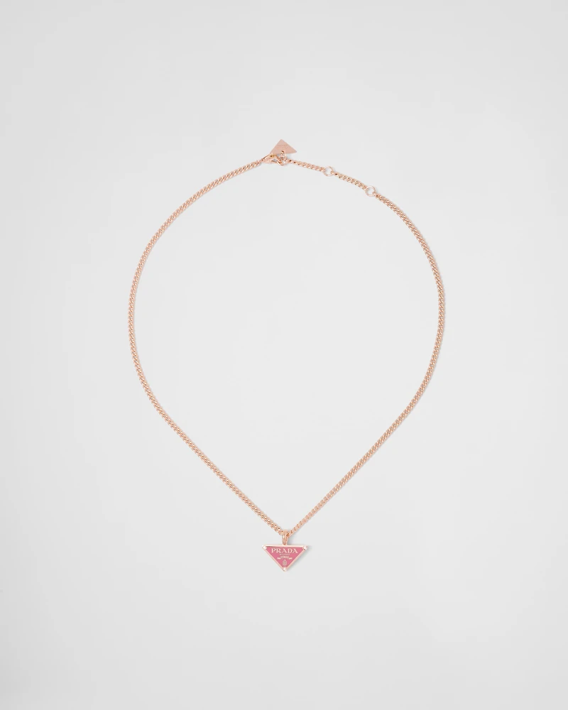 Eternal Gold pendant necklace in rose gold with diamonds