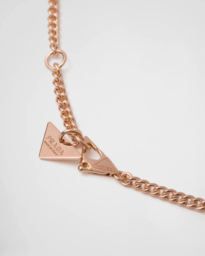 Eternal Gold pendant necklace in rose gold with diamonds
