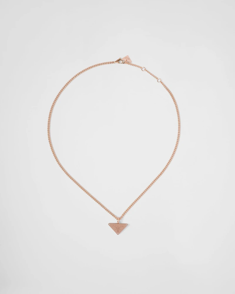 Eternal Gold pendant necklace in rose gold with diamonds