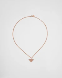 Eternal Gold pendant necklace in rose gold with diamonds
