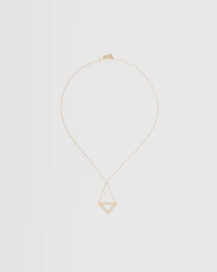 Eternal Gold cut-out pendant necklace in yellow gold