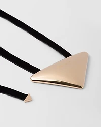 Eternal Gold choker with large pendant in yellow gold