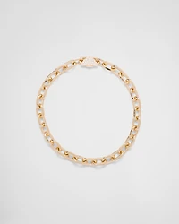 Eternal gold chain necklace yellow with diamonds