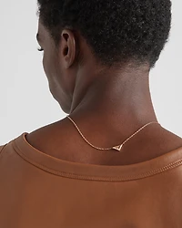 Eternal Gold necklace in rose gold with nano triangle pendant