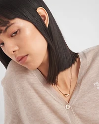 Eternal Gold necklace in rose gold with mini triangle pendant