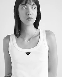 Eternal Gold micro triangle pendant necklace in yellow gold and diamonds 