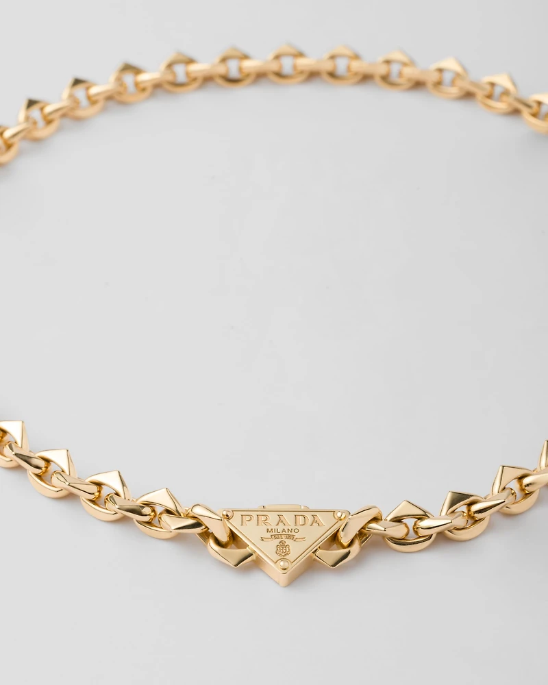 Eternal gold chain necklace - yellow