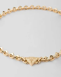 Eternal gold chain necklace - yellow