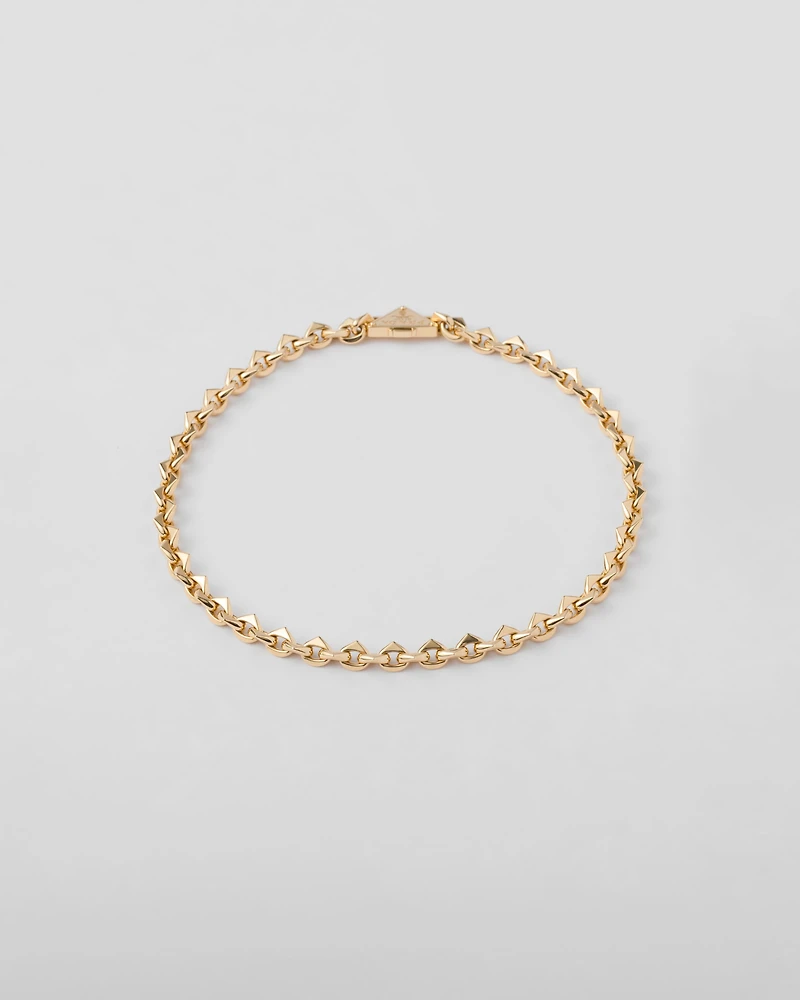 Eternal gold chain necklace - yellow