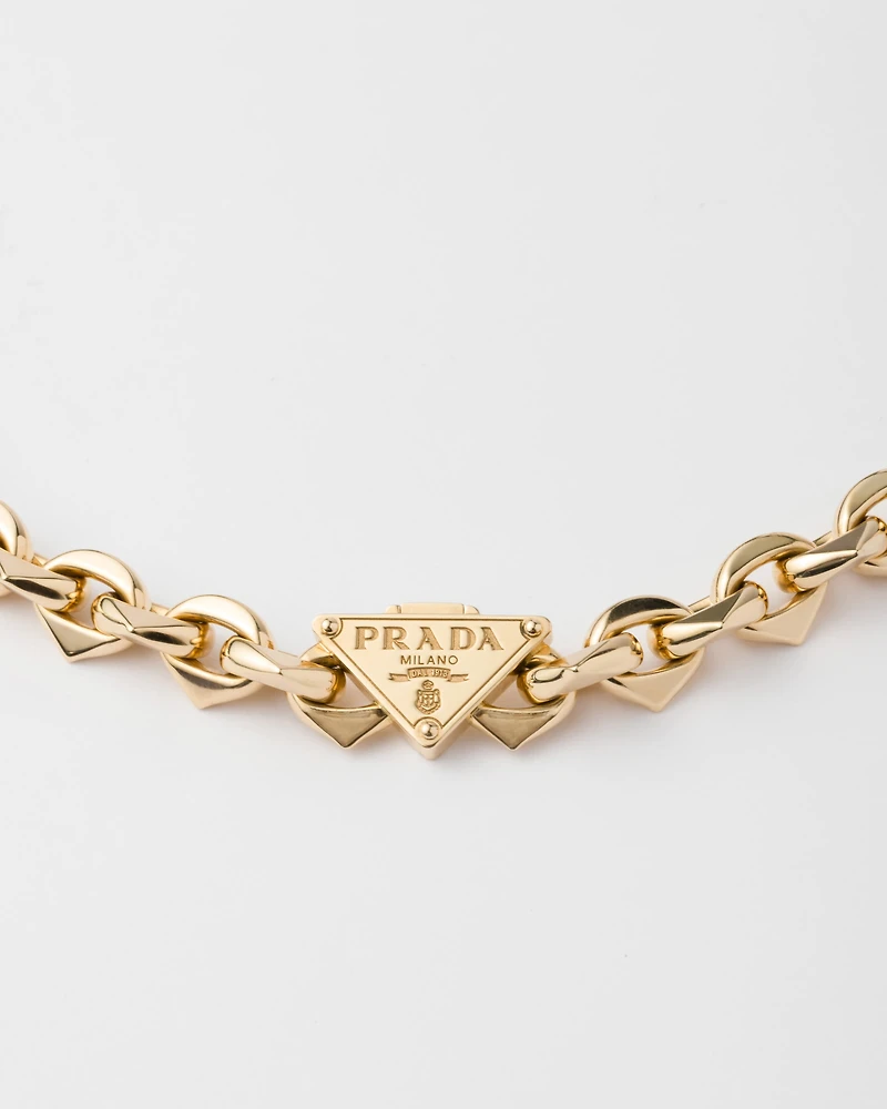 Eternal gold necklace - yellow
