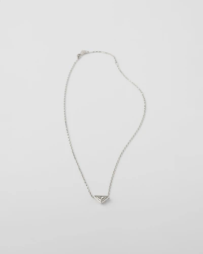 Eternal Gold pendant necklace - white gold and laboratory-grown diamond