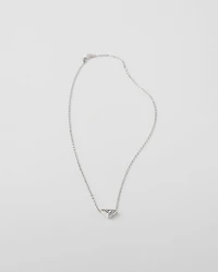 Eternal Gold pendant necklace - white gold and laboratory-grown diamond