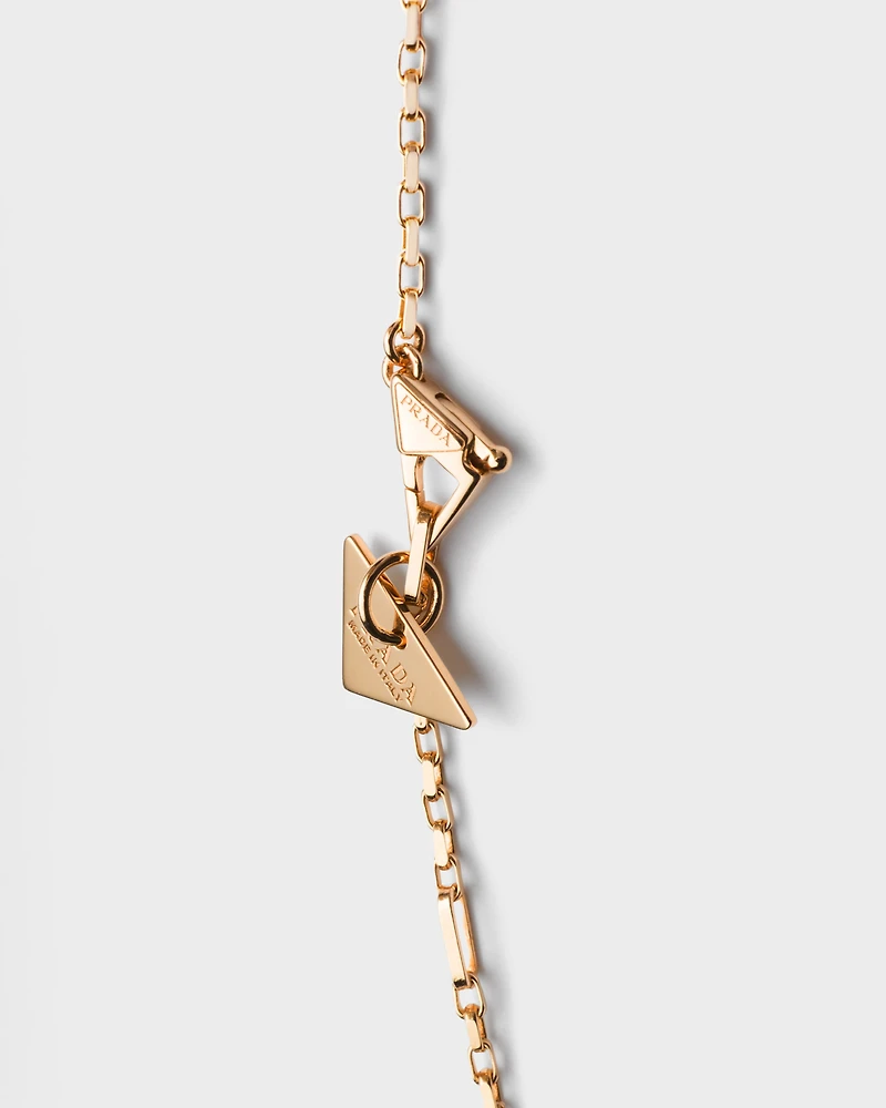 Eternal Gold Bow pendant necklace - yellow gold