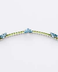 Couleur Vivante necklace - white gold with aquamarine and peridot