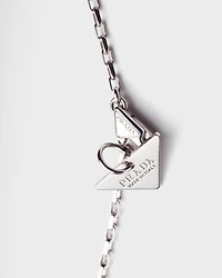 Eternal Gold Nano Heart necklace in white gold with laboratory-grown diamond