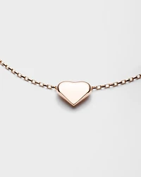 Eternal Gold Nano Heart necklace in rose gold