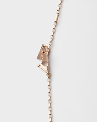 Eternal Gold Nano Heart necklace in rose gold