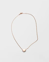 Eternal Gold Nano Heart necklace in rose gold