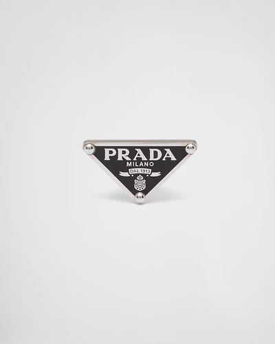 Prada Symbole single left earring