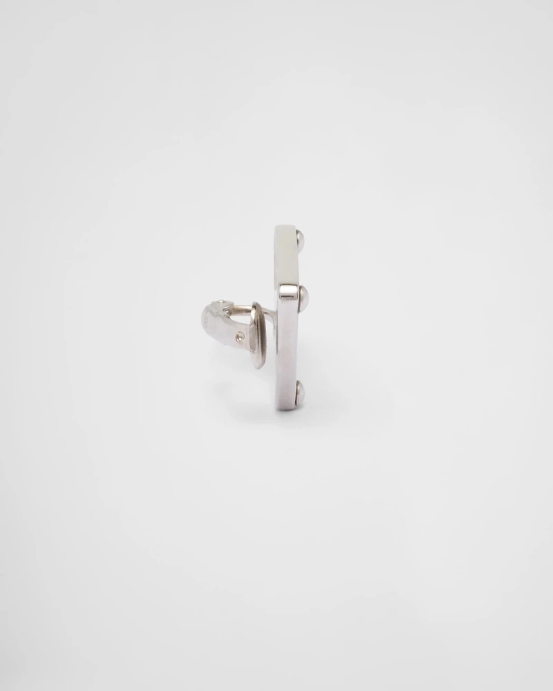 Prada Symbole single left earring