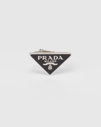 Prada Symbole clip right earring