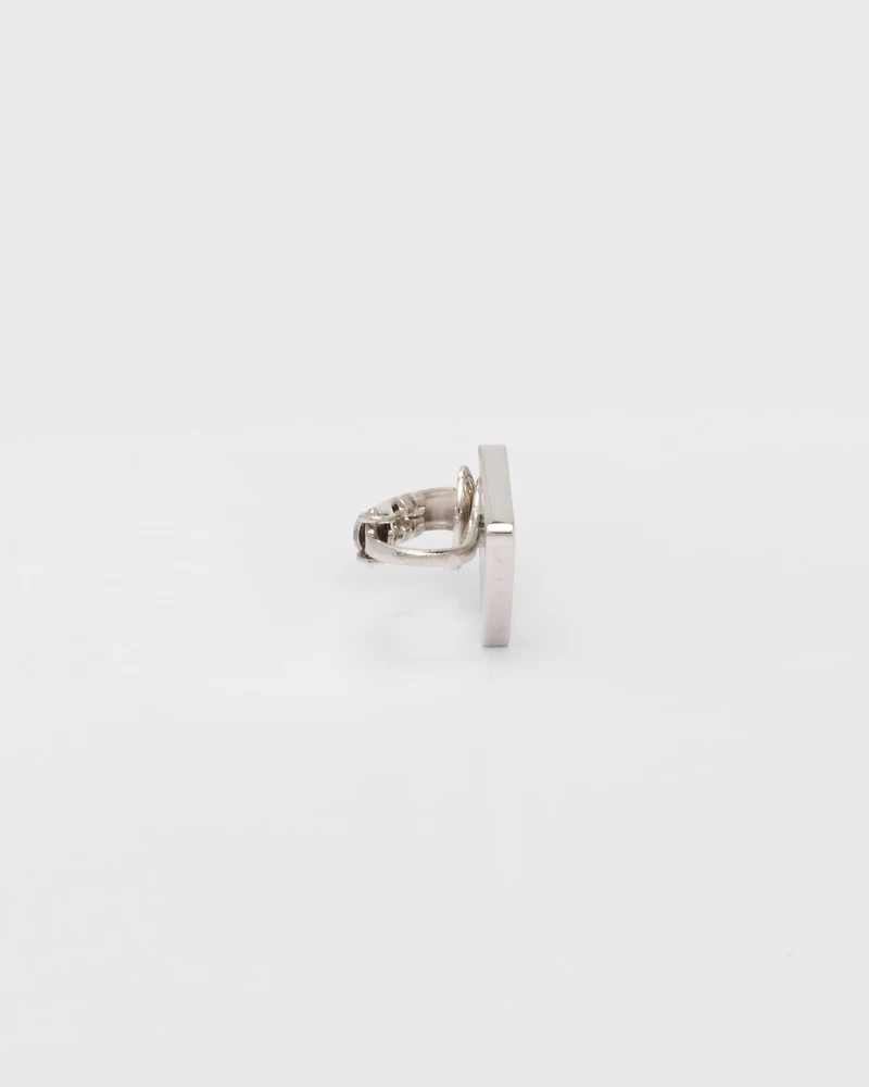 Prada Symbole clip right earring