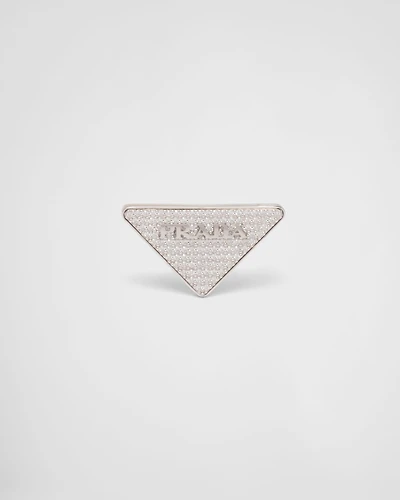 Crystal Logo Jewels left earring