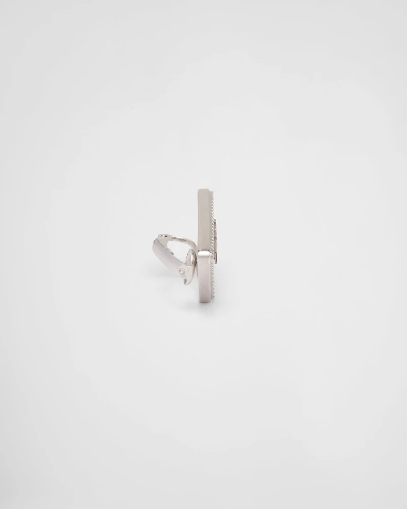 Crystal Logo Jewels left earring