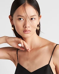Eternal Gold small drop earrings in yellow gold