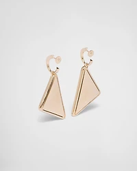 Eternal Gold medium drop earrings in yellow gold