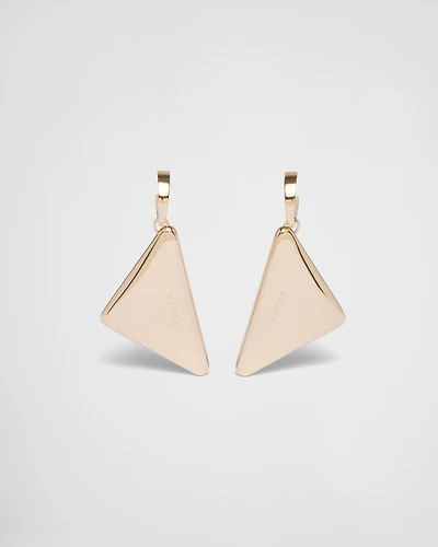 Eternal Gold medium drop earrings in yellow gold
