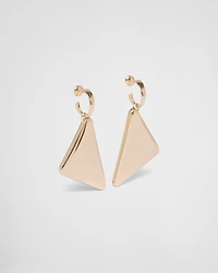 Eternal Gold medium drop earrings in yellow gold