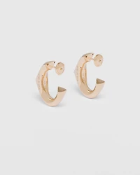 Eternal Gold small earrings in yellow gold