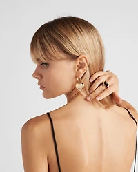 Eternal Gold medium drop earrings in yellow gold