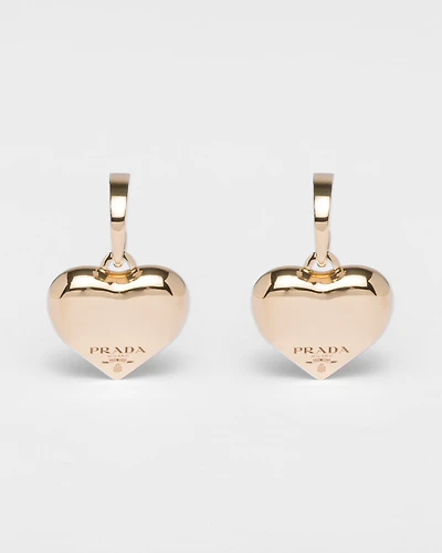 Eternal Gold medium drop earrings in yellow gold