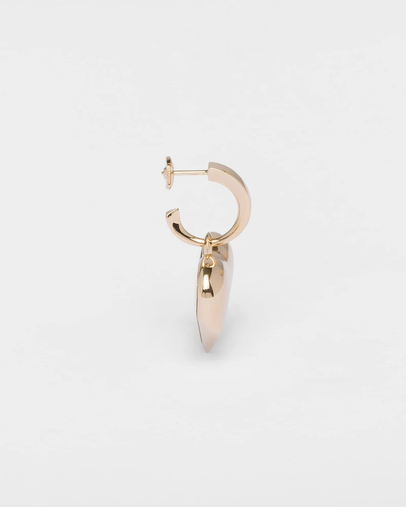 Eternal Gold medium drop earrings in yellow gold