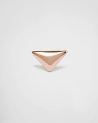 Eternal Gold nano triangle mono earring in rose gold