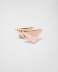 Eternal Gold nano triangle mono earring in rose gold