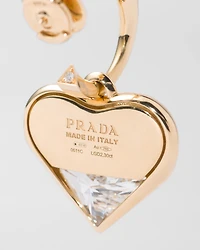 Eternal Gold pendant earrings in yellow gold and laboratory-grown diamonds