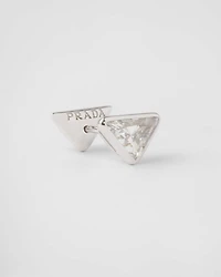 Eternal Gold single earring - white gold and laboratory-grown diamond