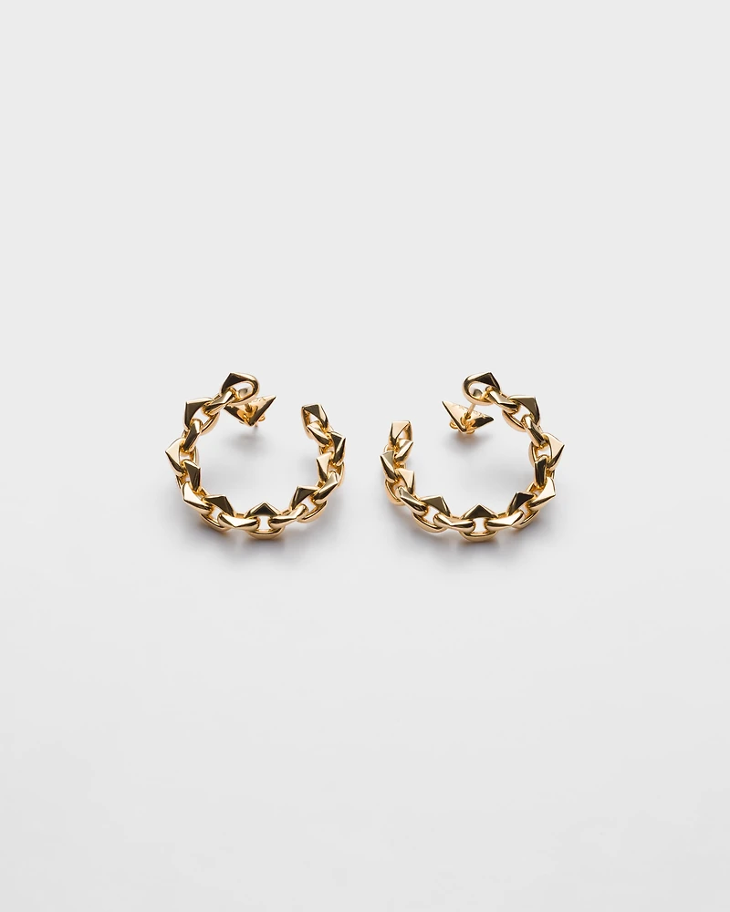 Eternal Gold earrings in yellow gold
