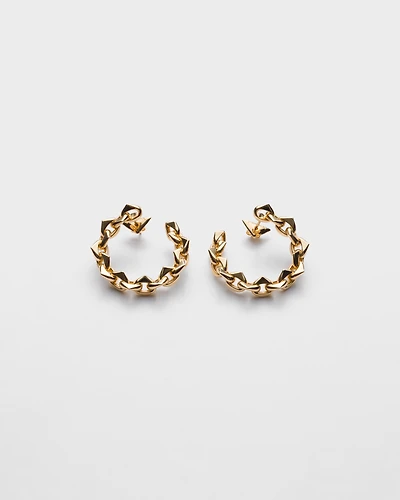 Eternal Gold earrings in yellow gold