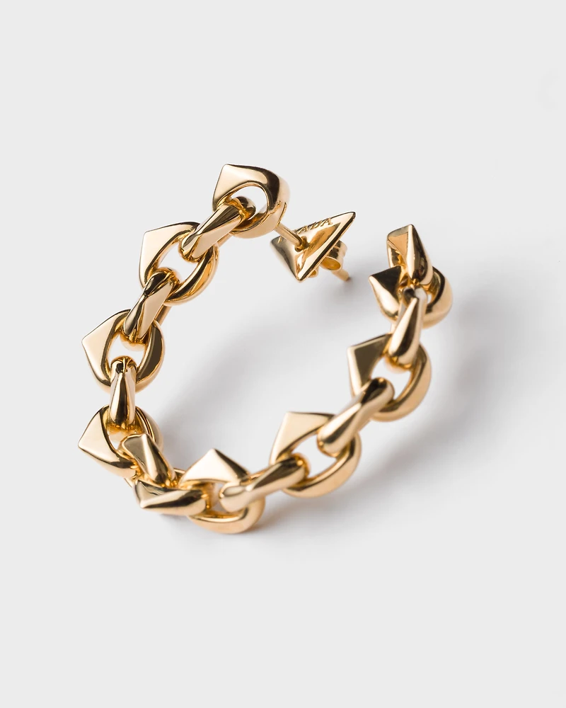Eternal Gold earrings in yellow gold