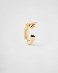 Eternal Gold single earring - yellow gold