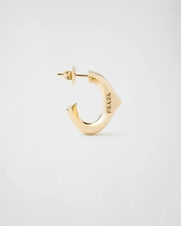 Eternal Gold single earring - yellow gold