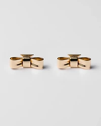 Eternal Gold Bow earrings - yellow gold
