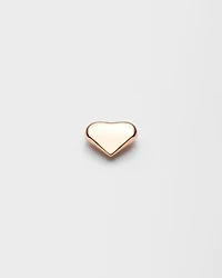 Eternal Gold Nano Heart single earring in rose gold