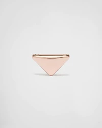 Eternal Gold small triangle brooch in rose gold