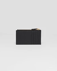 Saffiano leather card holder